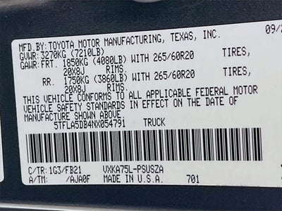 2022 Toyota Tundra SR5