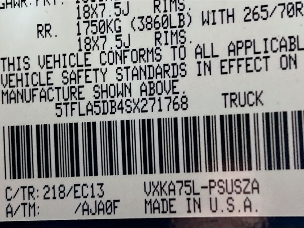 2025 Toyota Tundra SR5