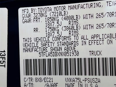 2022 Toyota Tundra SR5