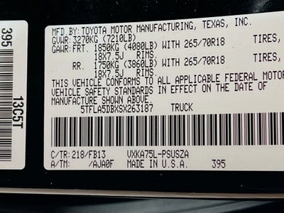2025 Toyota Tundra SR5
