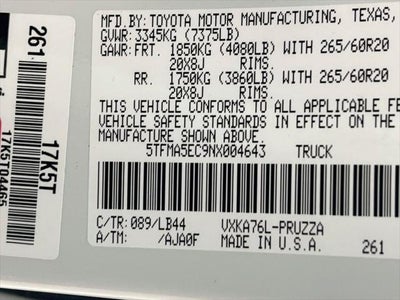 2022 Toyota Tundra 1794