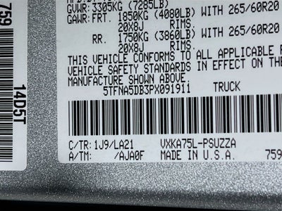 2023 Toyota Tundra Platinum