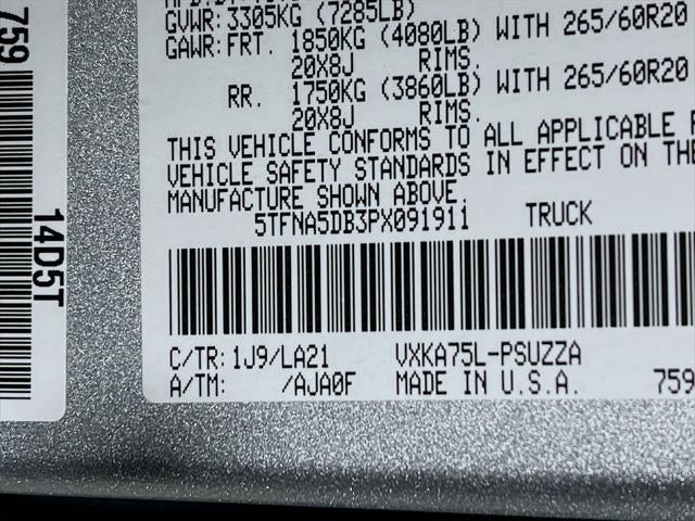 2023 Toyota Tundra Platinum