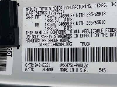 2024 Toyota Tundra Hybrid TRD Pro
