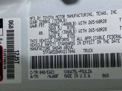 2024 Toyota Tundra Limited