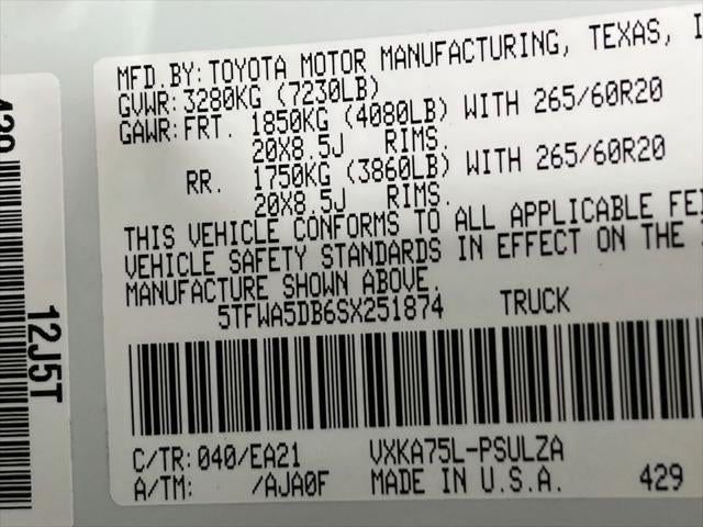 2025 Toyota Tundra Limited Premium Pkg