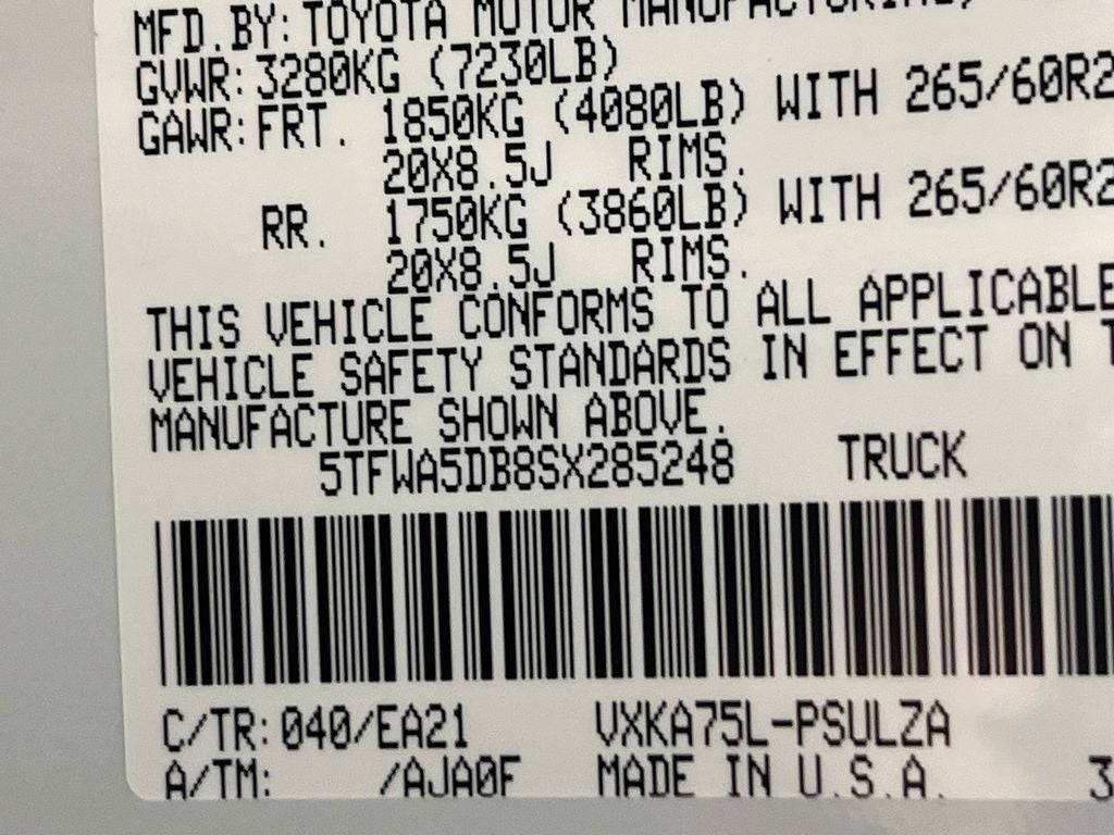2025 Toyota Tundra Limited