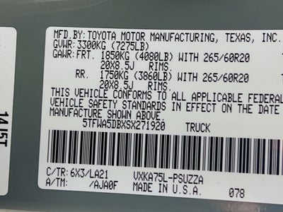 2025 Toyota Tundra Platinum
