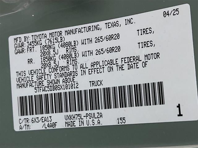 2025 Toyota Tundra Hybrid Limited