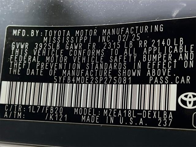 2025 Toyota Corolla LE