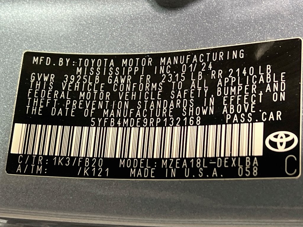 2024 Toyota Corolla LE