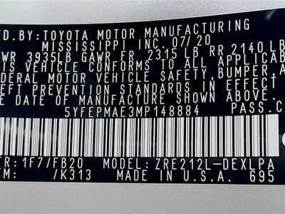 2021 Toyota Corolla LE