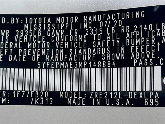 2021 Toyota Corolla LE