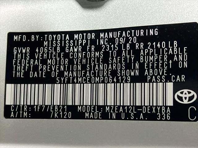 2021 Toyota Corolla XSE
