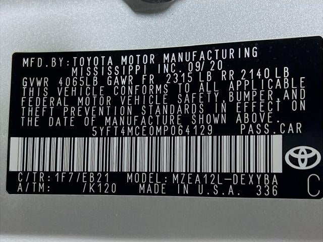 2021 Toyota Corolla XSE