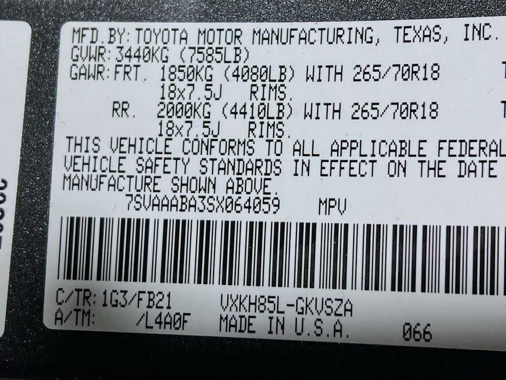 2025 Toyota Sequoia SR5