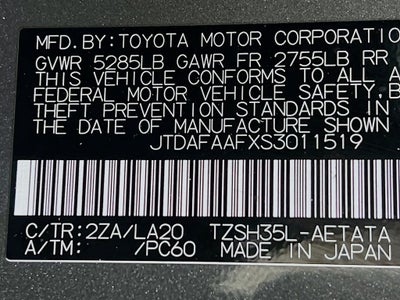 2025 Toyota Crown Platinum
