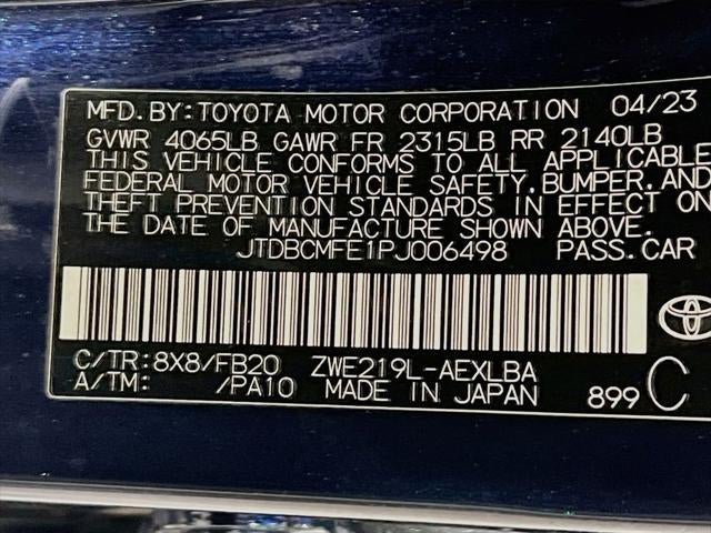 2023 Toyota Corolla Hybrid LE