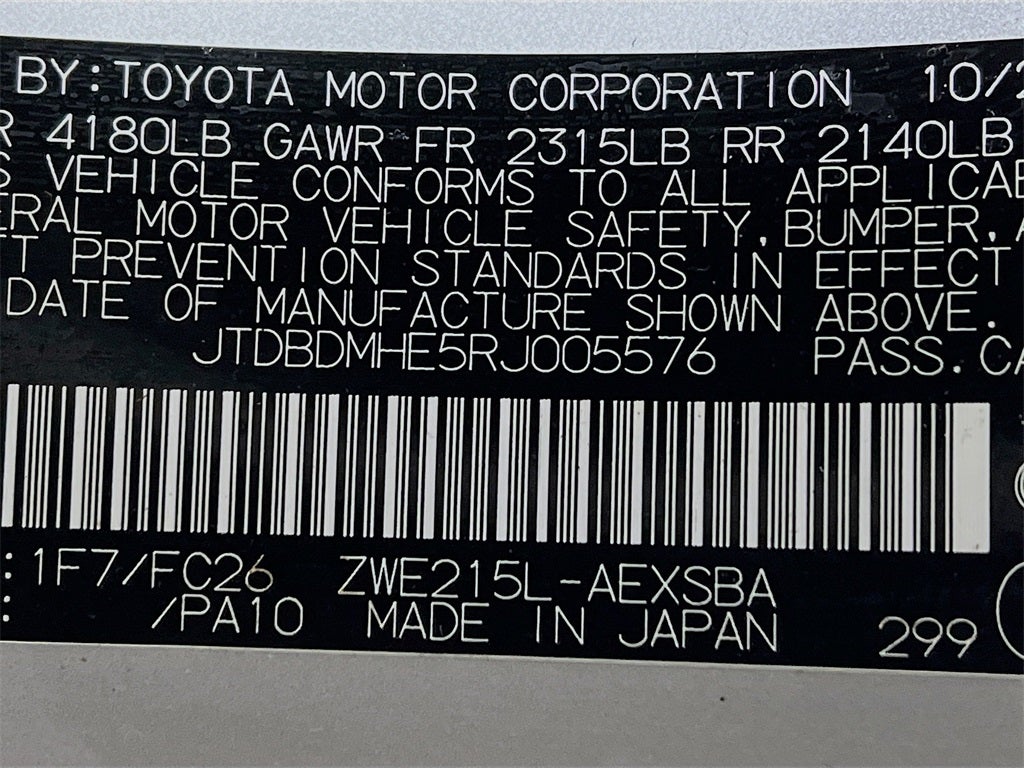 2024 Toyota Corolla Hybrid SE