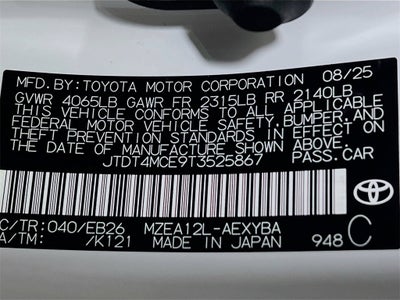 2026 Toyota Corolla XSE