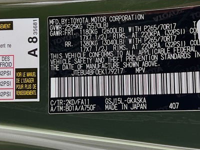 2014 Toyota FJ Cruiser Base