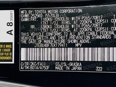 2014 Toyota FJ Cruiser Base