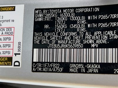 2019 Toyota 4Runner SR5