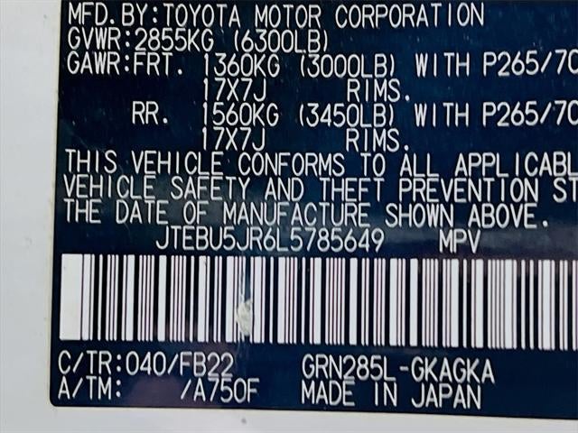 2020 Toyota 4Runner SR5