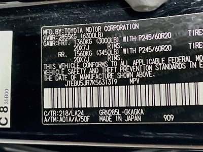 2019 Toyota 4Runner Limited