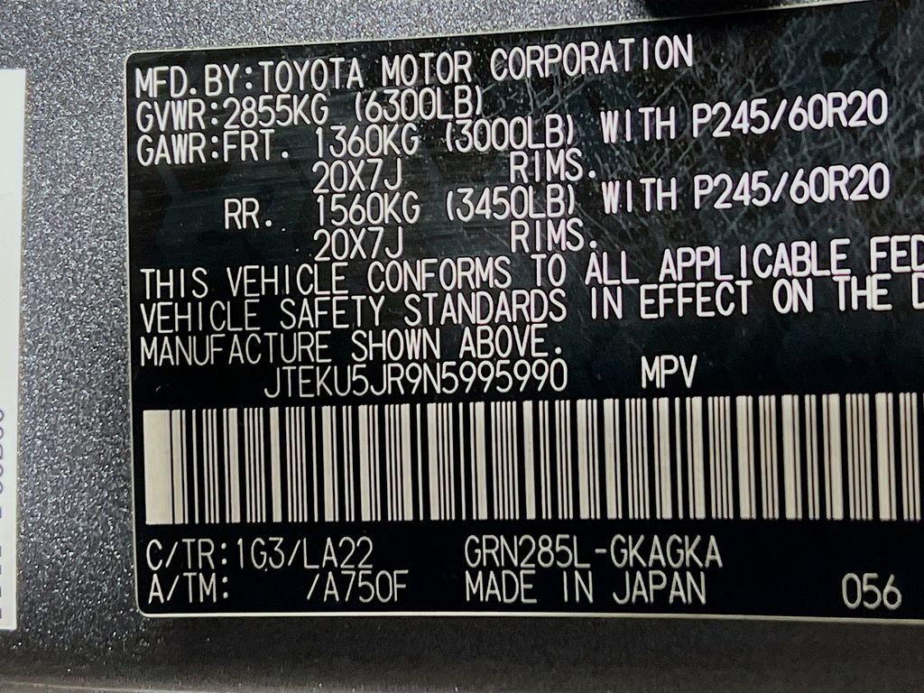 2022 Toyota 4Runner Limited