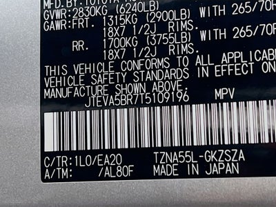 2026 Toyota 4Runner TRD Off-Road Premium