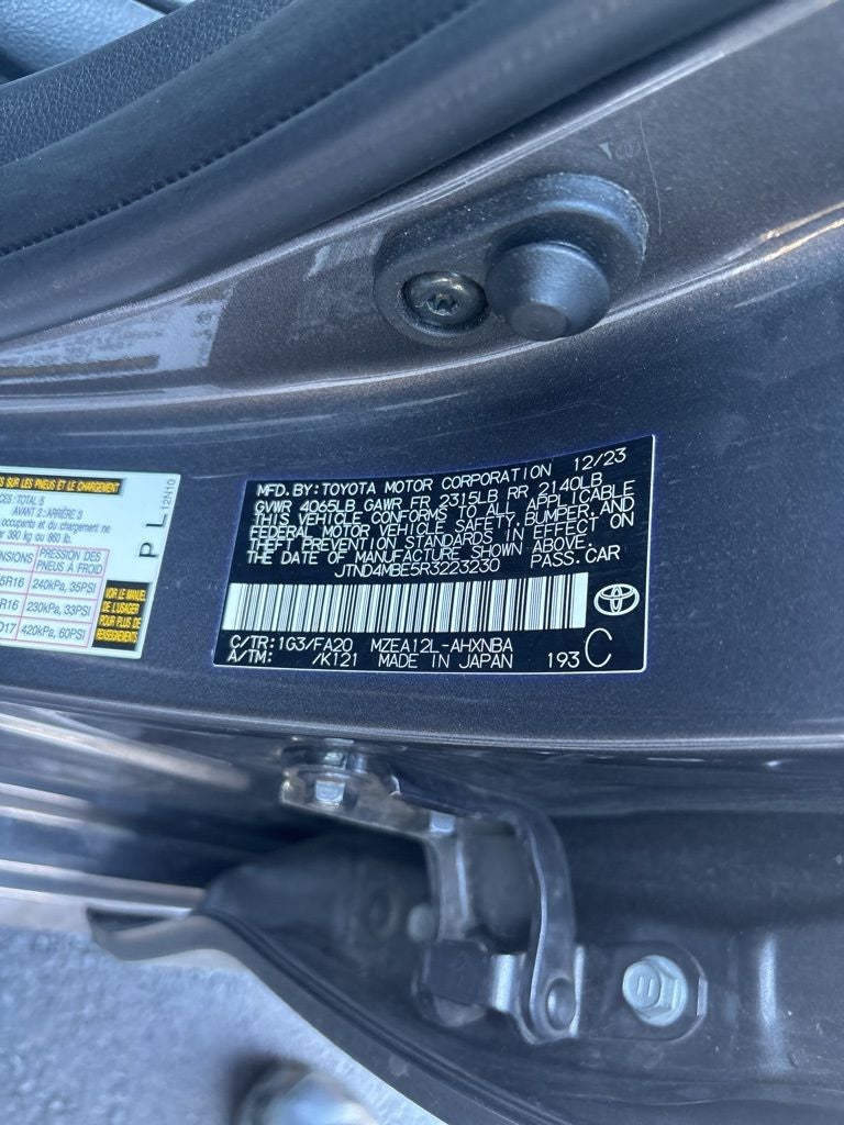 2024 Toyota Corolla Hatchback SE