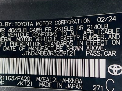2024 Toyota Corolla Hatchback SE