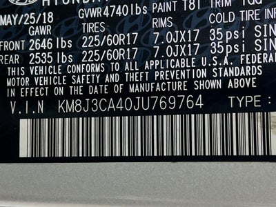 2018 Hyundai Tucson SEL