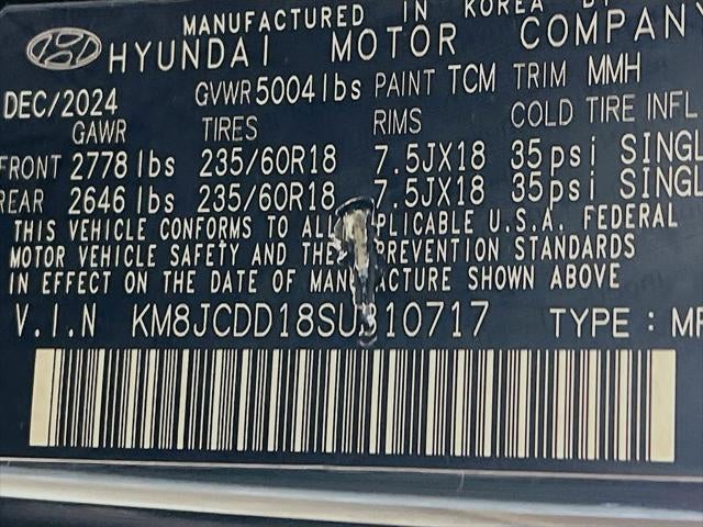 2025 Hyundai Tucson Hybrid SEL Convenience