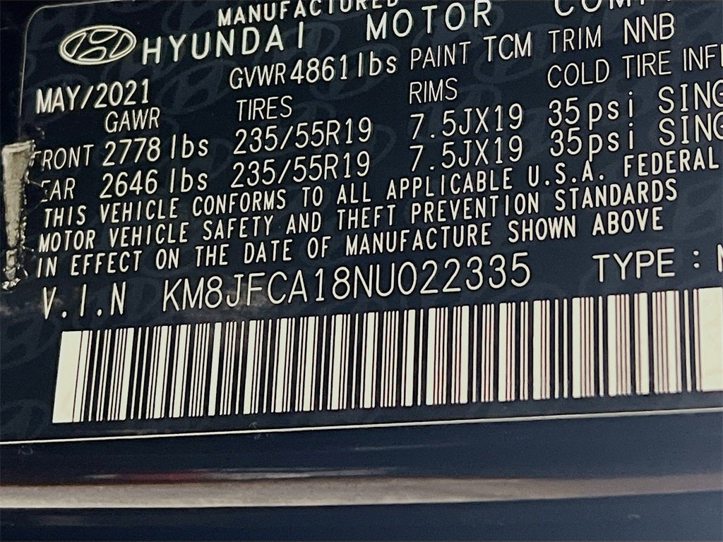 2022 Hyundai Tucson Hybrid SEL Convenience