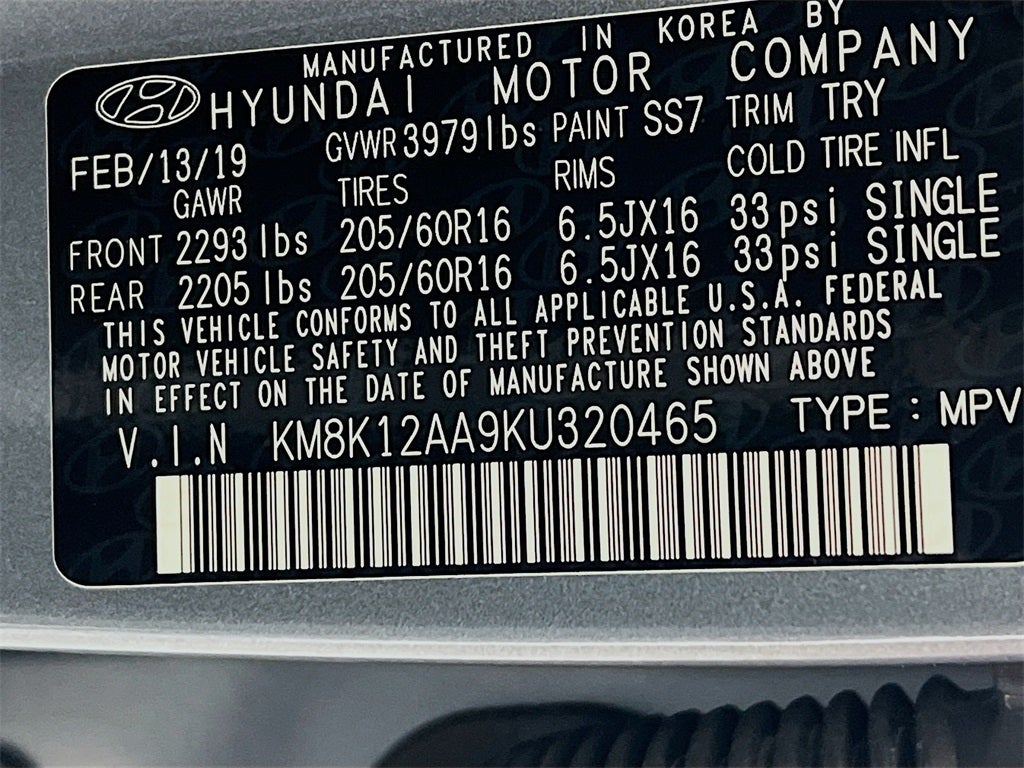 2019 Hyundai Kona SE