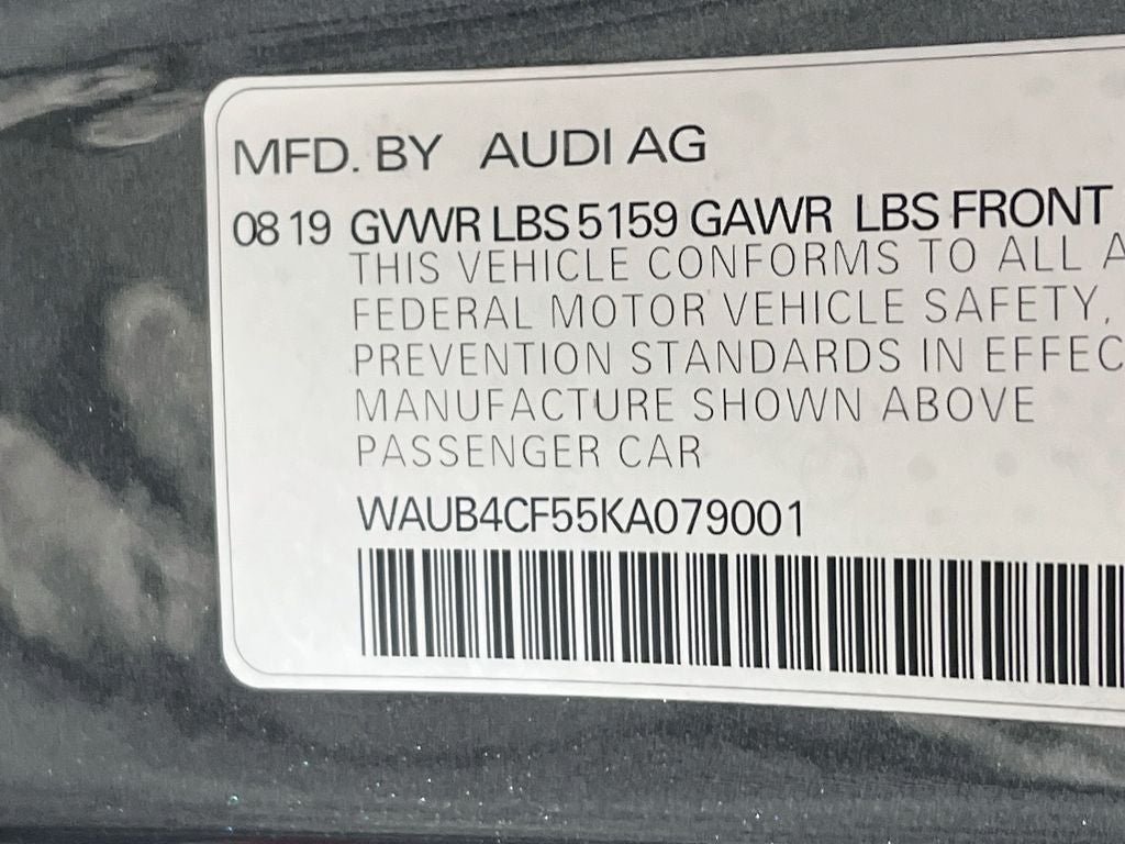 2019 Audi S5 Sportback Premium Plus quattro